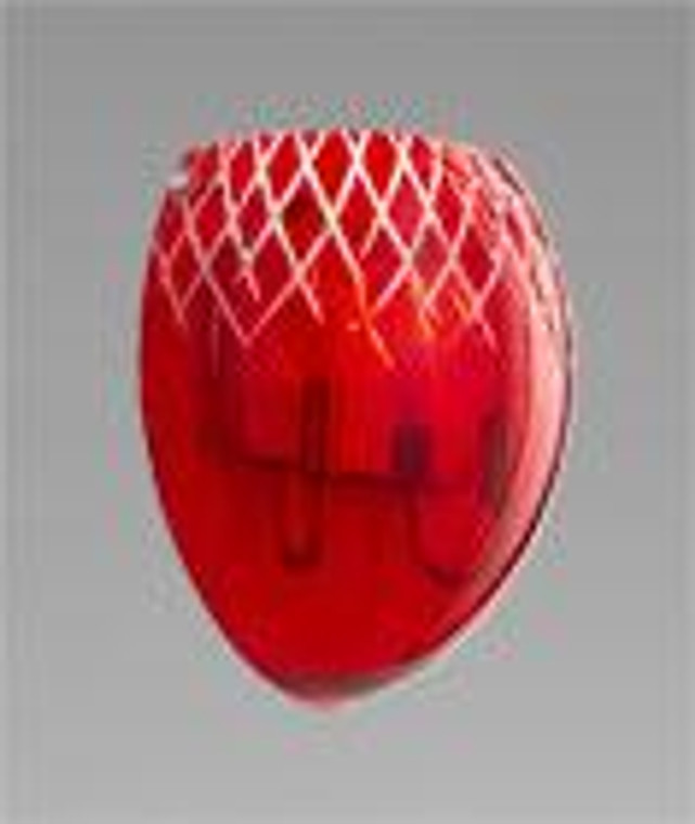 2Lt Red Etched Sconce -Ch 07642 By Cyan Design