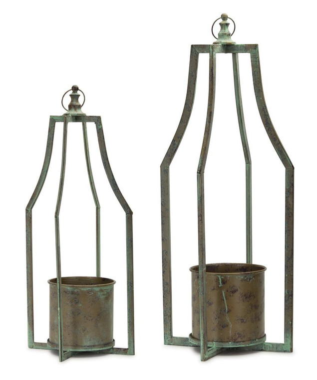 Candle Holder (Set Of 2) 25"H, 31"H Iron 78437DS By Melrose