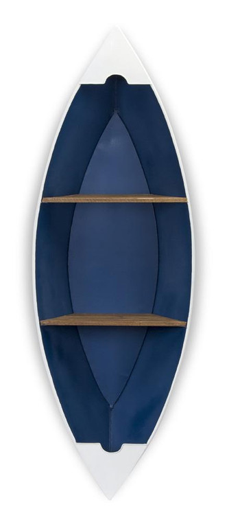 Canoe Shelf 17" X 50.5"H Iron/Wood 78306DS By Melrose