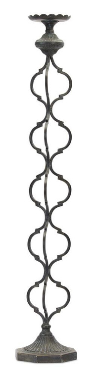 Candle Holder 34"H Iron 78051DS By Melrose