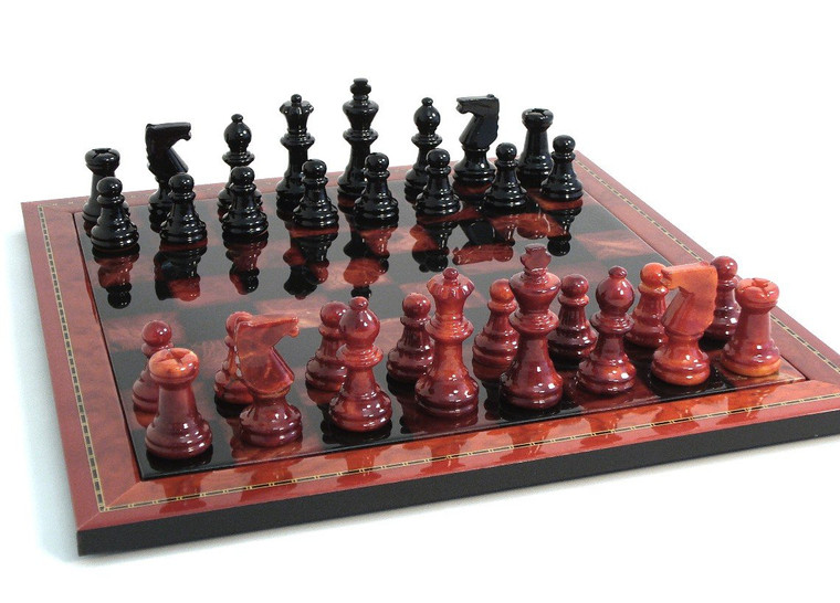 Black & Red Alabaster Wood Frame Set NS155RB By WorldWise Imports