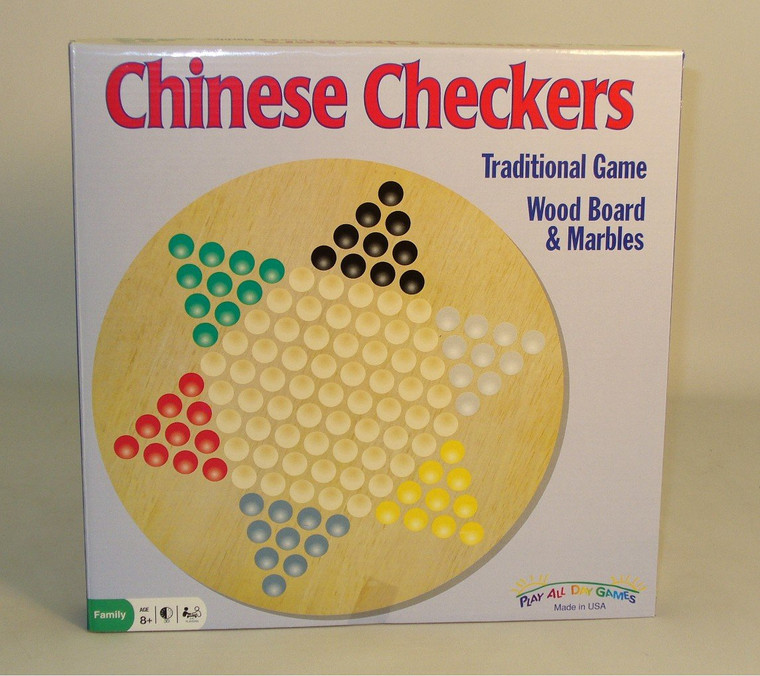 Wood Round Chinese Checkers 22760 By WorldWise Imports