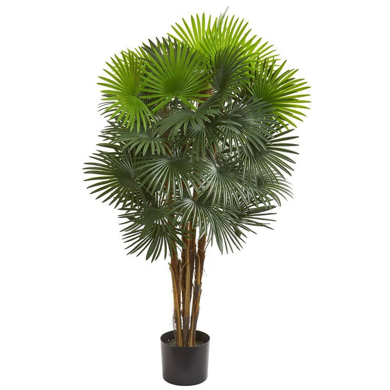 Nearly Natural 52" Fan Palm Artificial Tree 5547