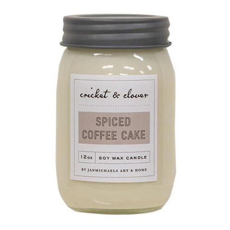 Spiced Coffee Cake Jar Candle 12Oz GMASSCC By CWI Gifts
