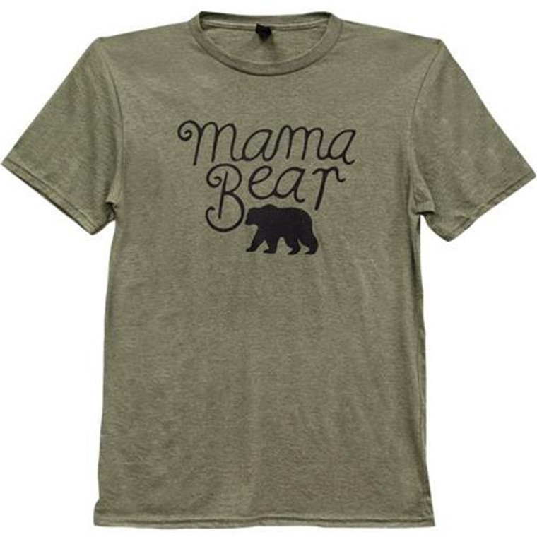 Mama Bear T-Shirt Heather Green Medium GL38M By CWI Gifts