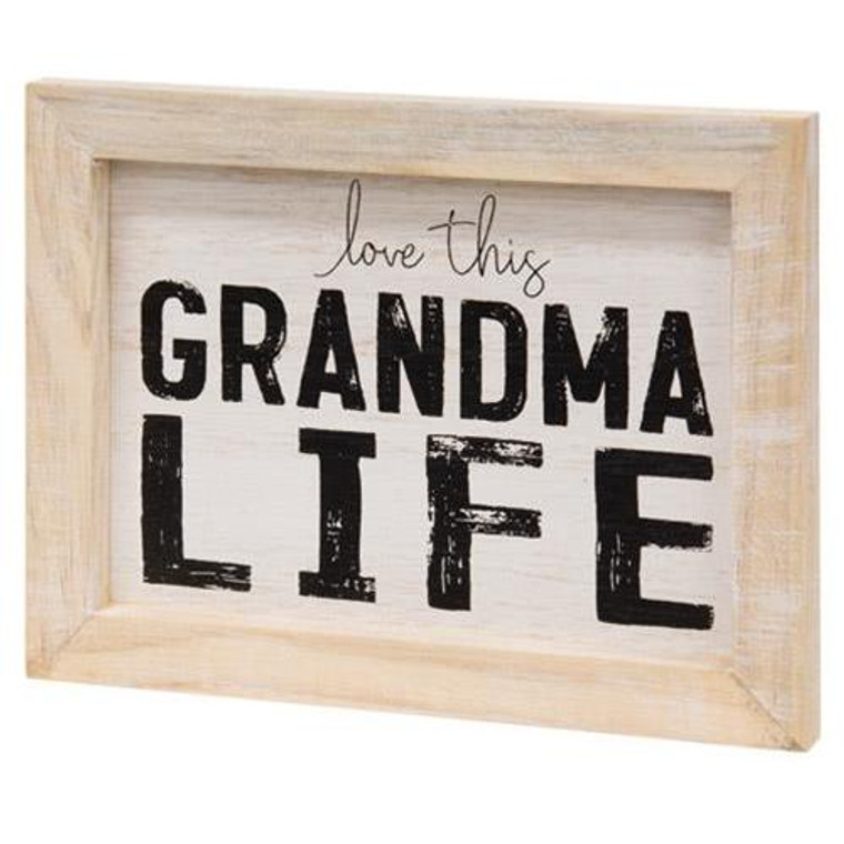 Grandma Life Framed Sign G34904 By CWI Gifts