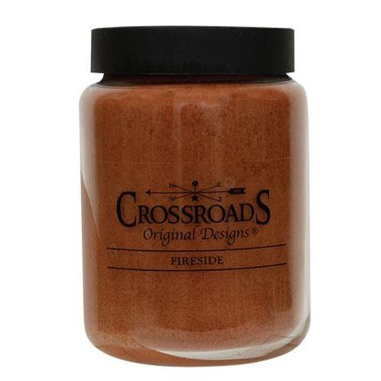 Fireside Jar Candle 26Oz G01173 By CWI Gifts