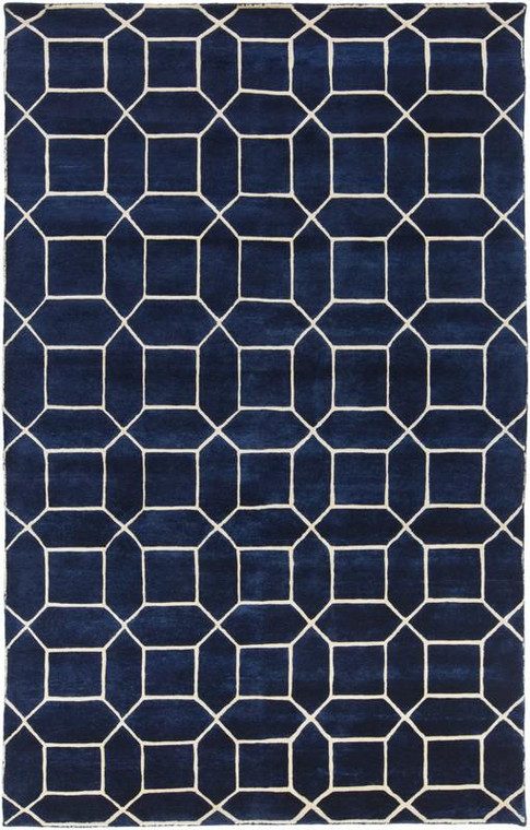 Surya Keystone Hand Knotted Blue Rug KSY-9004 - 6' x 9'