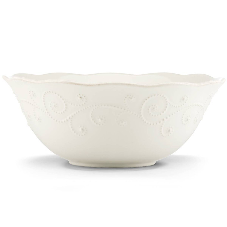 French Perle White Large Serving Bowl 822963 By Lenox