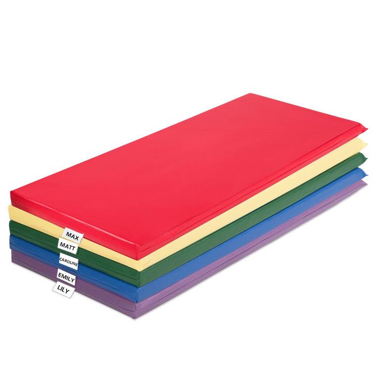 2-Inch Toddler Thick Rainbow Rest Nap Mats 5-Pack SP37001