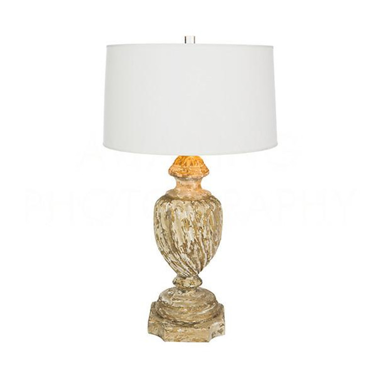 Helette Lamp With Distressed Finish L612 Dist By Aidan Gray