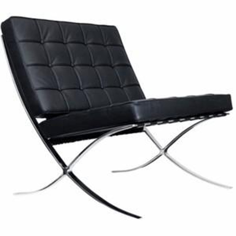 MID-A22901 Pavilion Exposition Italian Aniline Leather Office Chair