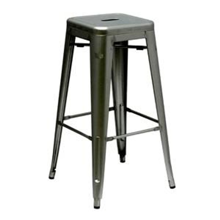 MID-22347 Tolix Galvanized Steel Bar Stool