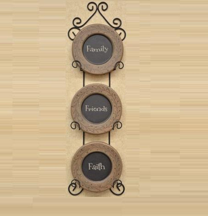 Hanging Plate Rack G46222 By CWI Gifts