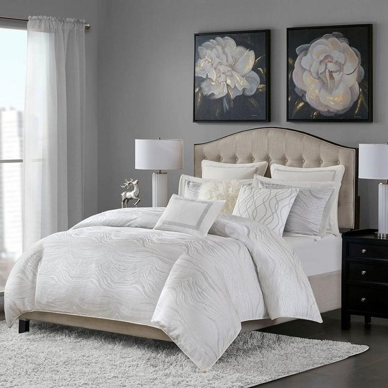 Madison Park Signature Hollywood Glam Comforter Set -Queen MPS10-310 By Olliix