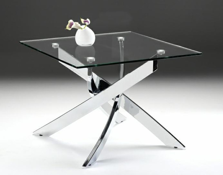 Modrest Pyrite Modern Glass End Table - VGEWF1143-1BA By VIG Furniture