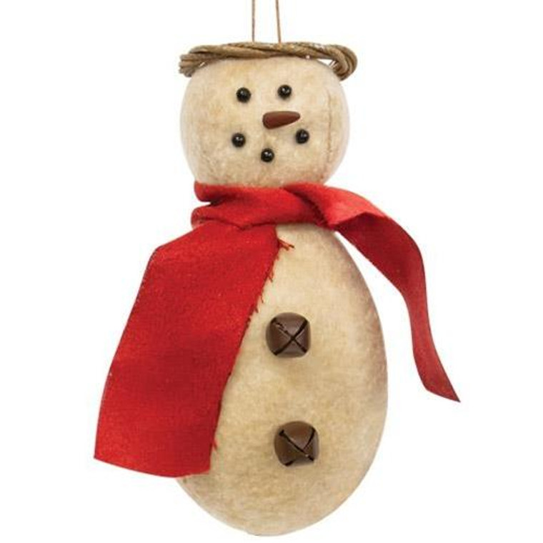 Cozy Scarf Snowman Ornament GCS37691 By CWI Gifts