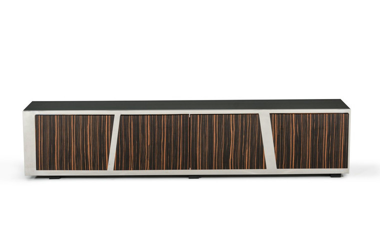 Modrest Sherman Modern Ebony Tv Stand