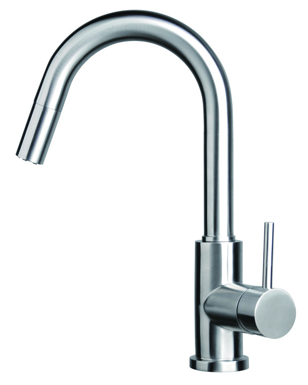 1 Hole Cupc Approved Stainless Steel Faucet In Chrome Color AI-27757 By American Imaginations