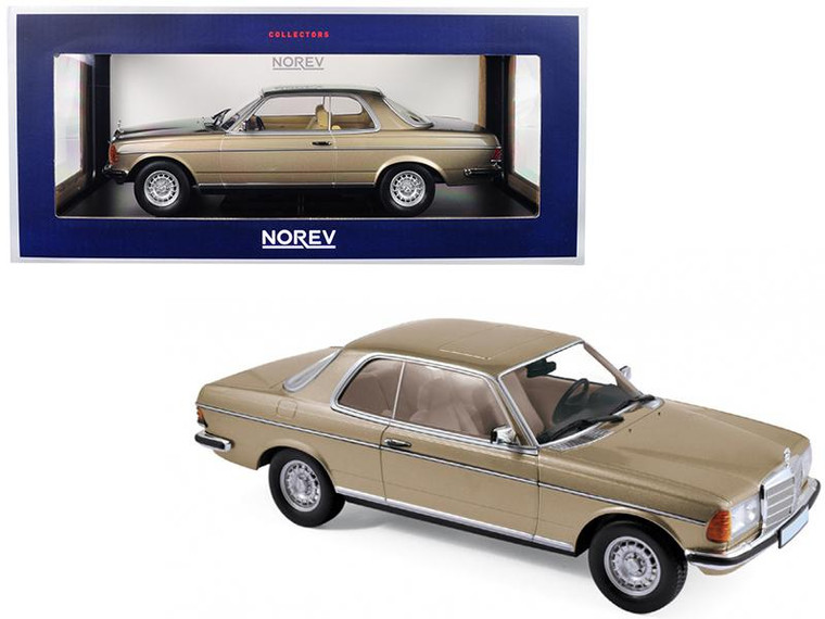 1980 Mercedes Benz 280 Ce Champagne Metallic 1/18 Diecast Model Car By Norev 183702