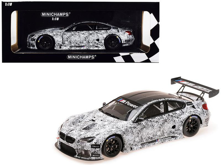 Bmw M6 Gt3 Presentation Spa 2015 Limited Edition To 504 Pieces Worldwide 1/18 Diecast Model Car By Minichamps 155152699