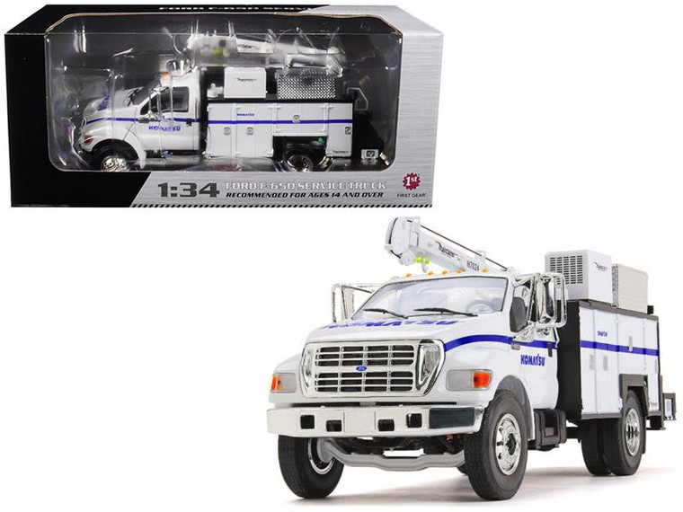 Ford F-650 "Komatsu" With Maintainer Service Body 1/34 Diecast Model Car By First Gear" 806731