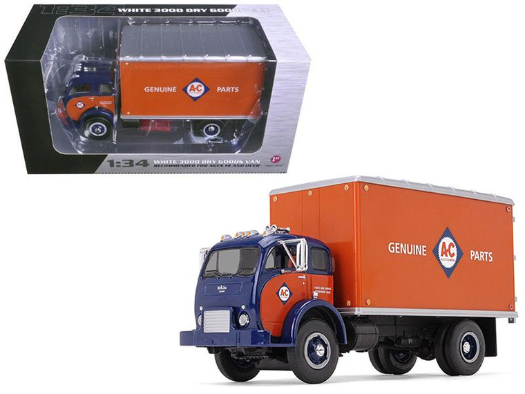 1953 White 3000 Coe Delivery Van Allis-Chalmers Parts & Service 1/34 Diecast Model Car By First Gear 798331