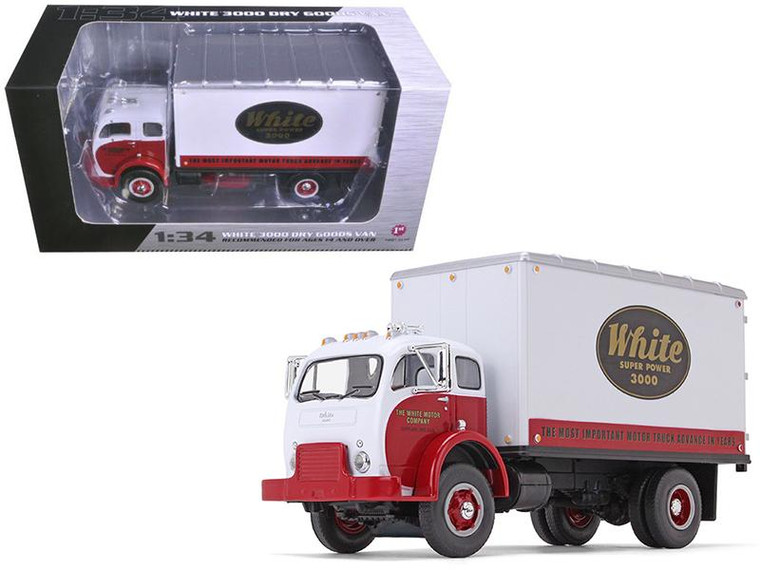1953 White Super Power 3000 Coe Delivery Van 1/34 Diecast Model Car By First Gear 797966