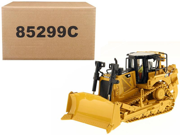 Cat Caterpillar D8T Track Type Tractor With Single Shank Ripper With Operator "Core Classics Series" 1/50 Diecast Model By Diecast Masters" 85299C