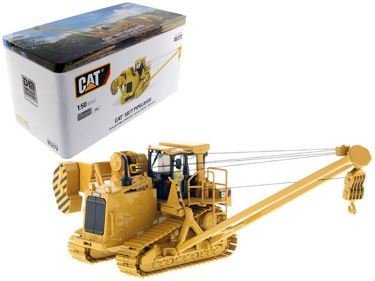 Cat Caterpillar 587T Pipelayer With Operator "High Line Series" 1/50 Diecast Model By Diecast Masters" 85272