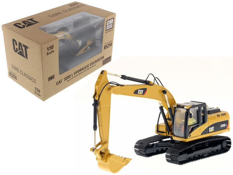 Cat Caterpillar 320D L Hydraulic Excavator With Operator "Core Classics Series" 1/50 Diecast Model By Diecast Masters" 85214C