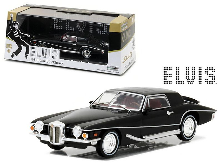 1971 Stutz Blackhawk Elvis Presley (1935-1977) 1/43 Diecast Model Car By Greenlight (Pack Of 2) 86503