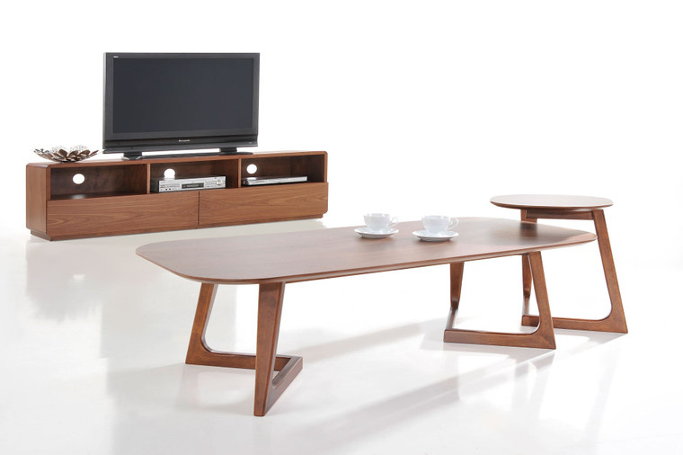 Modrest Jett Modern Walnut Coffee Table - VGMAMIT-1096-3-CT By VIG Furniture