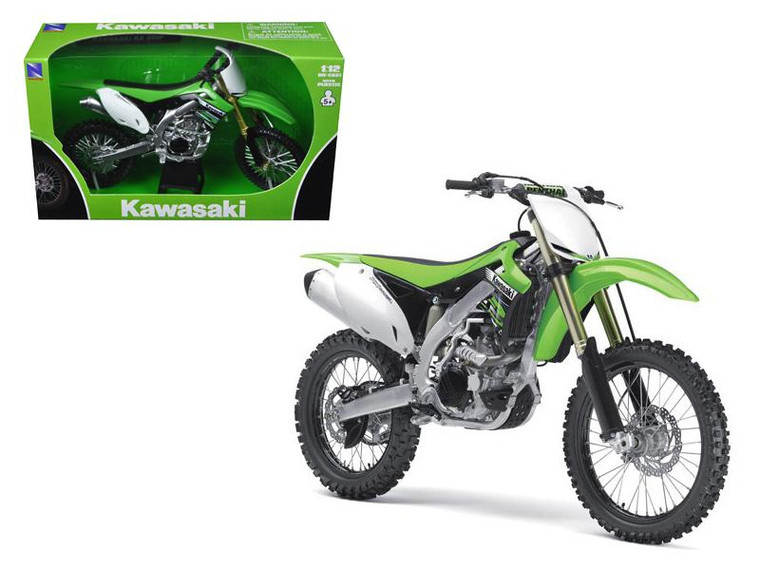 2012 Kawasaki Kx 450F Dirt Bike Green 1/12 Diecast Motorcycle Model By New Ray (Pack Of 2) NR57483 By Diecast Models