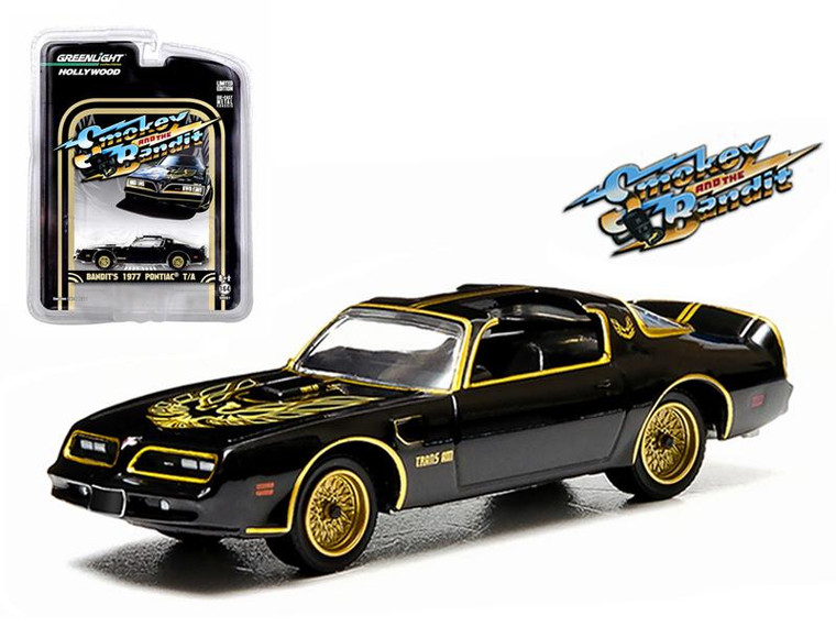 1977 Pontiac Trans Am (Bandit'S) "Smokey And The Bandit" (1977) Movie 1/64 Diecast Model Car By Greenlight" (Pack Of 3) 44710A