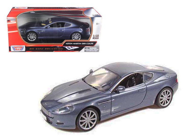 2004 Aston Martin Db9 Coupe Blue 1/18 Diecast Car Model By Motormax 73174bl By Diecast Models