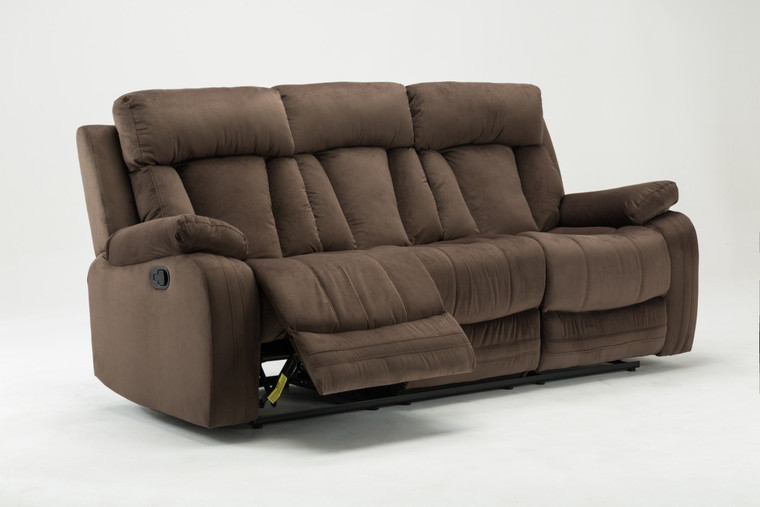 Homeroots 40" Modern Brown Fabric Sofa 329379