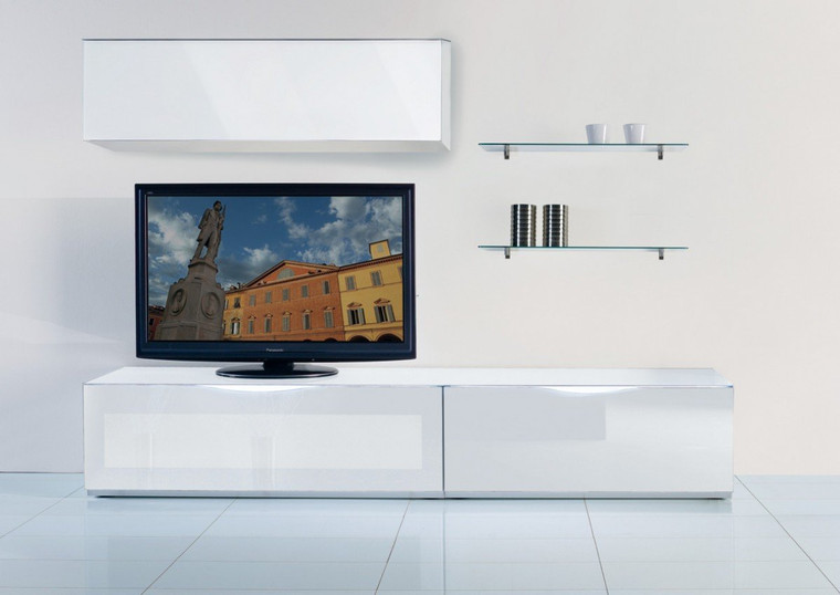 Modrest Modena - MO-USA2 White Made in Italy TV Entertainment System VGMUMO-USA2-BI By VIG Furniture