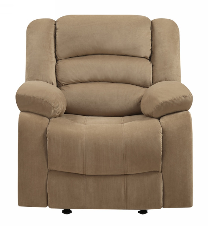 Homeroots 40" Contemporary Beige Fabric Chair 329373