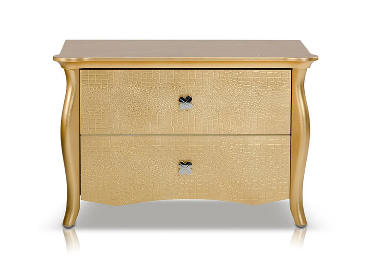 A&X Imperial Gold Nightstand - VGUNAW325-76 By VIG Furniture