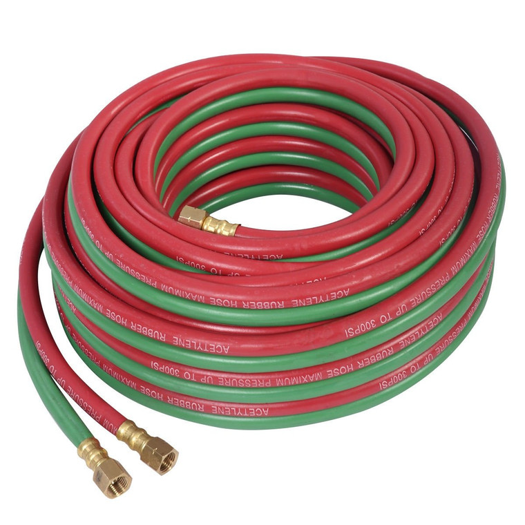 300Psi 50Ft 1/4" Twin Welding Torch Hose Oxygen Cutting TL30717