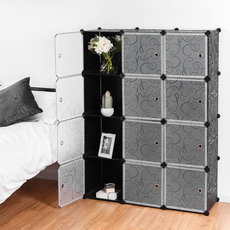 Diy 12 Cube Portable Closet Storage Organizer HW58560