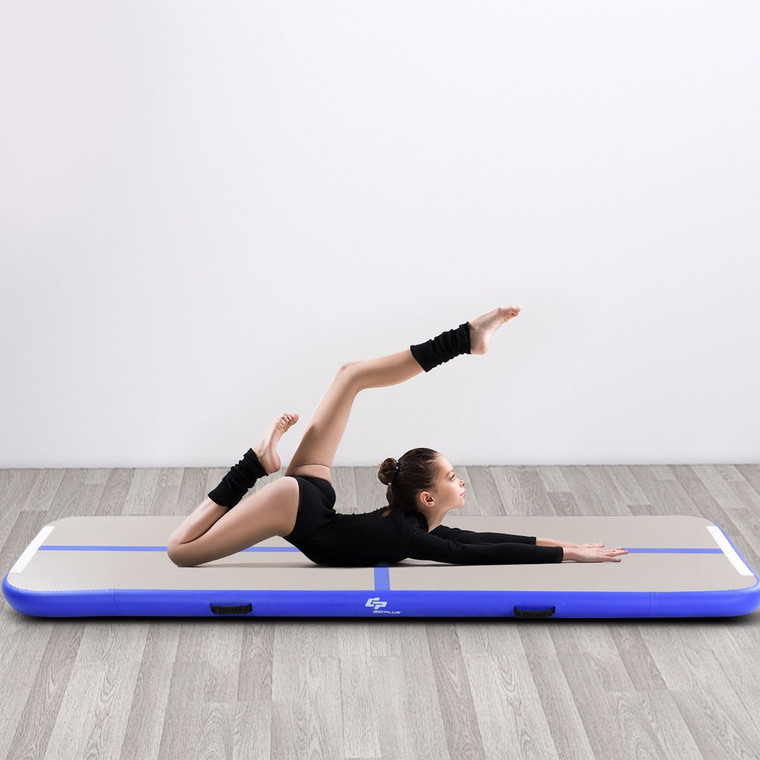 Air Track Inflatable Gymnastics Tumbling Floor Mats With Pump-Blue SP36161BL