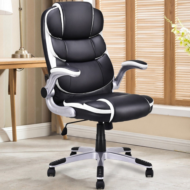 Pu Leather High Back Executive Swivel Office Chair HW56602