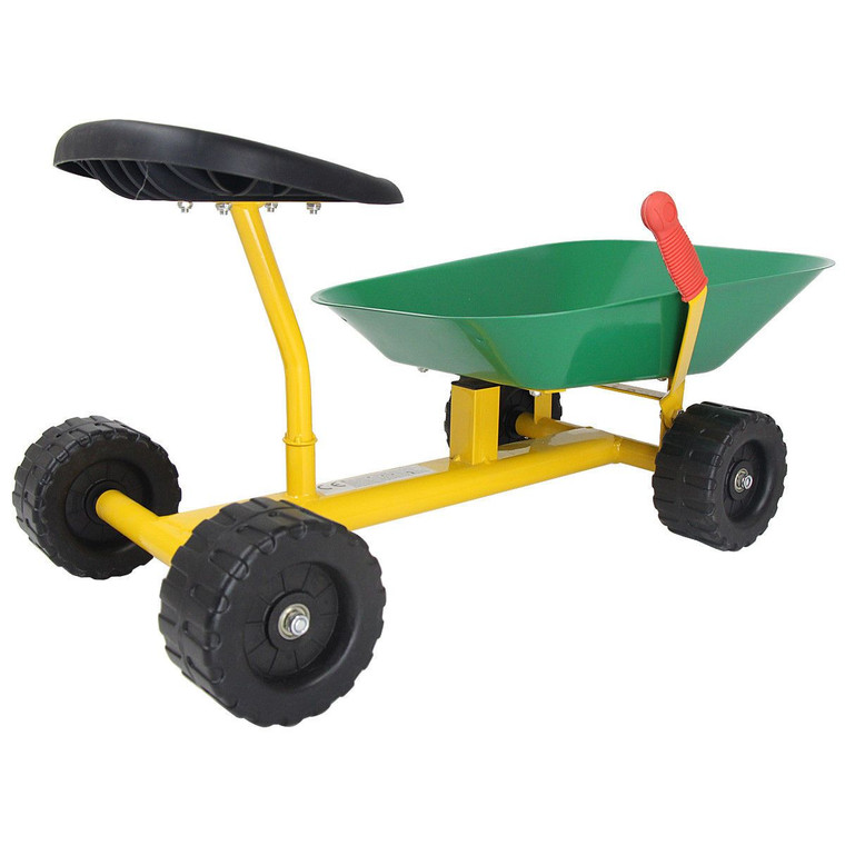 8" Heavy Duty Kids Ride-On Sand Dumper W/ 4 Wheels-Green TY571754GN