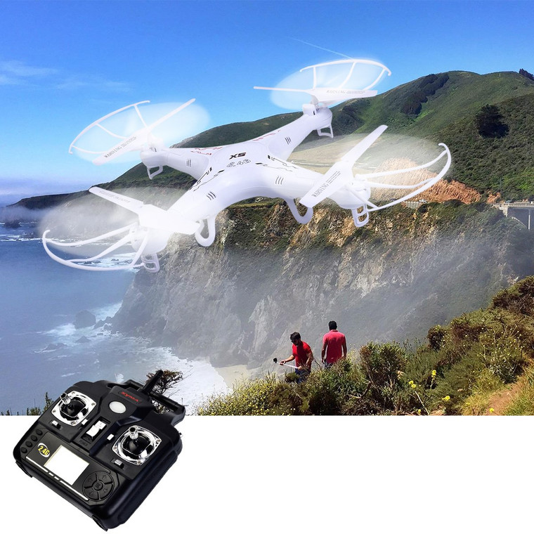 Syma X8W 4Ch Gyro Rc Quadcopter Explorers Drone With Wifi Fpv 2Mp Camera Rtf TY529015WH