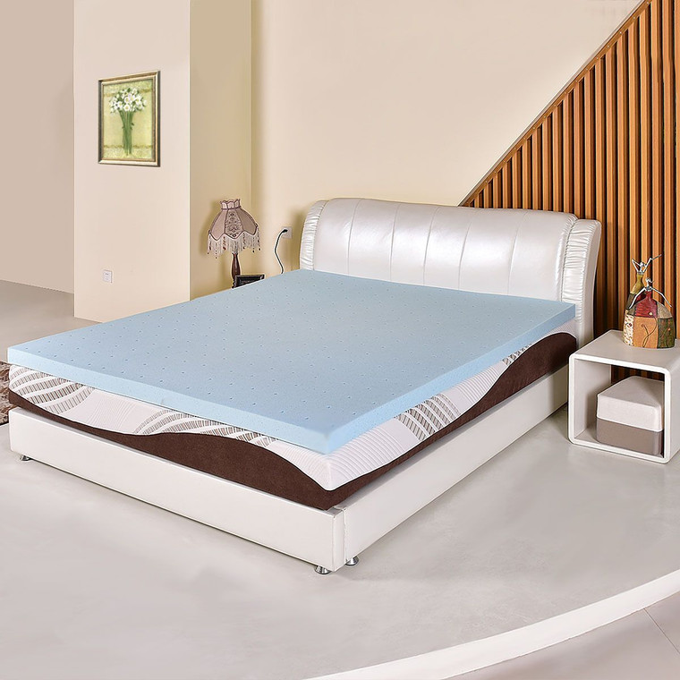 3" Gel Antimicrobial Memory Foam Mattress-California King Size HT0969CK