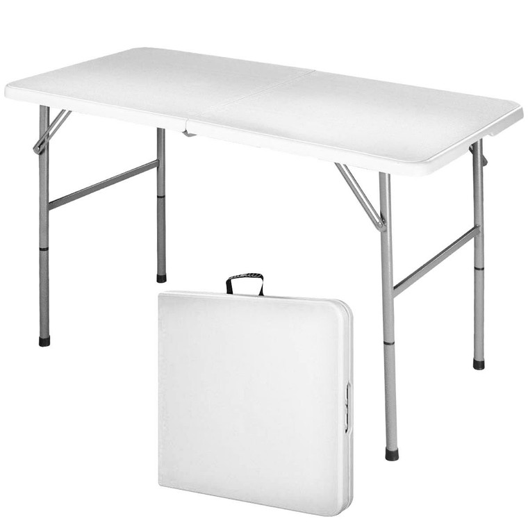 4' Folding Portable Plastic Outdoor Camp Table OP2968