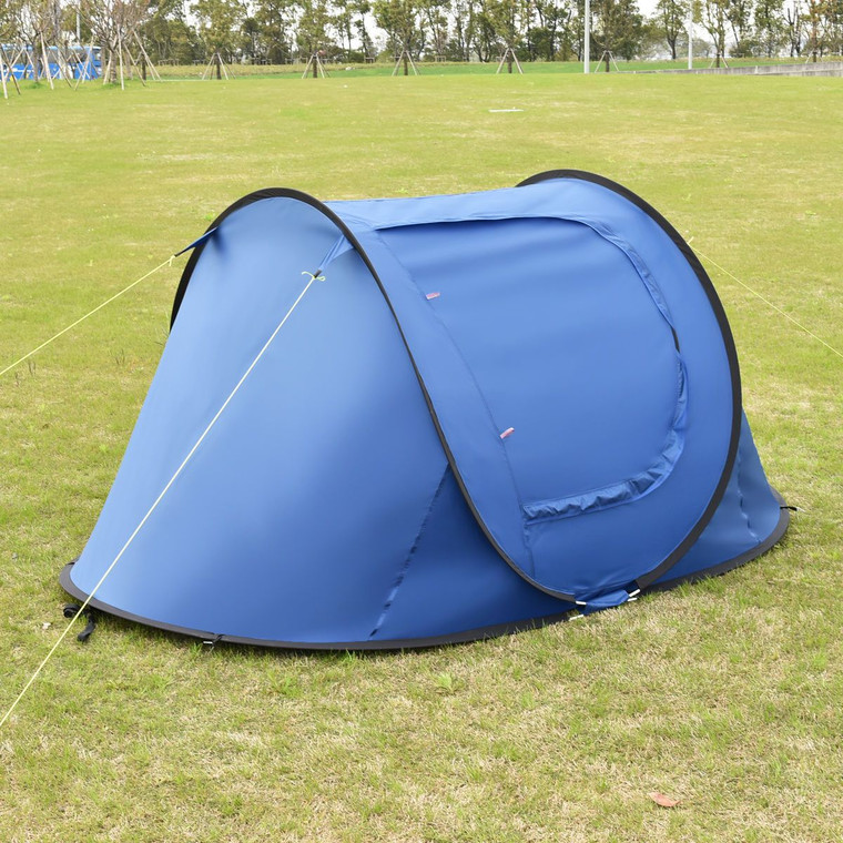 Waterproof 2-3 Person Camping Tent-Dark Blue OP3195DKBL