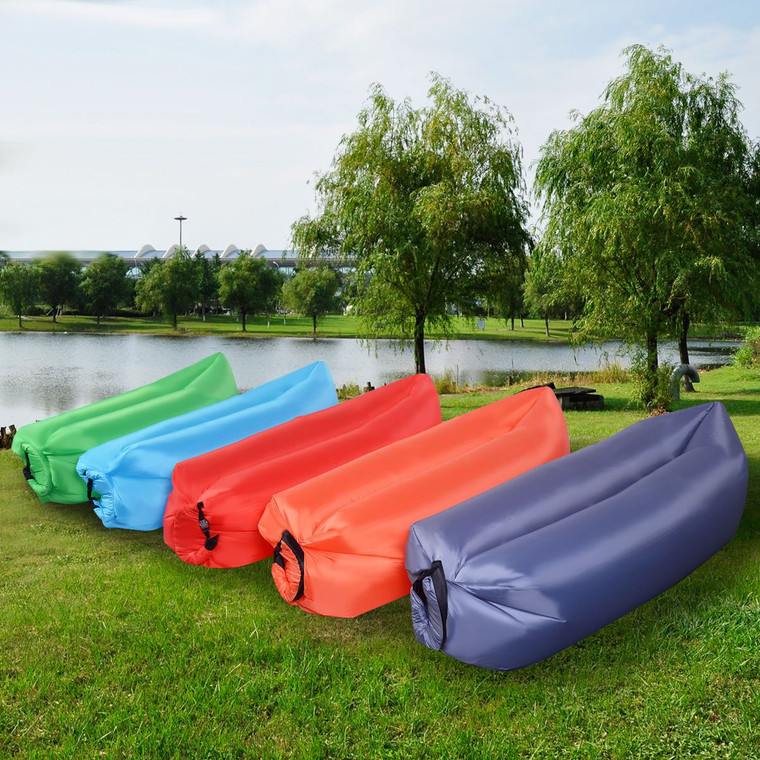 Outdoor Portable Lazy Inflatable Sleeping Camping Bed-Red OP3022RE - (Pack Of 2)
